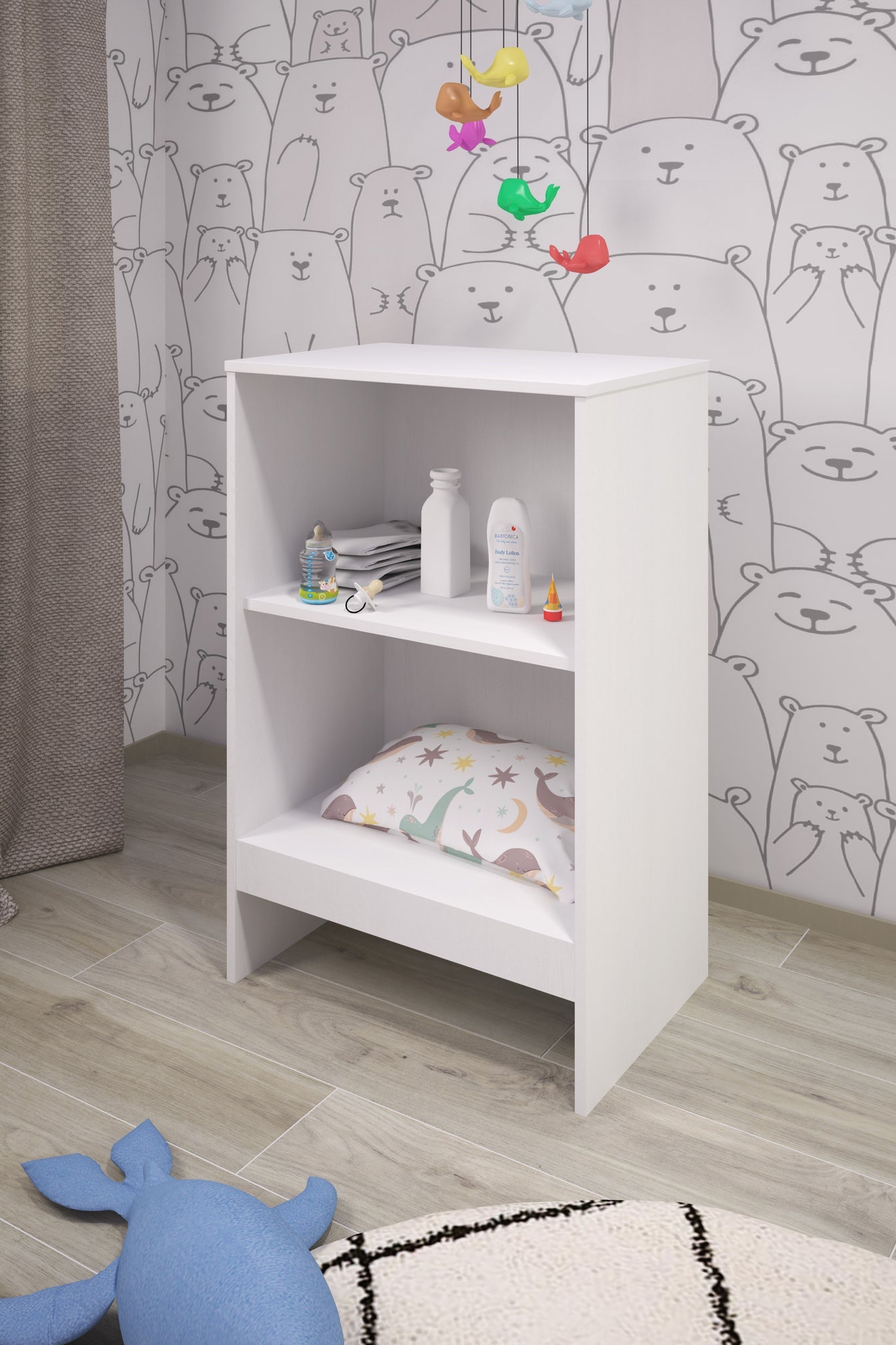 Shefa 602 Changing Table White (1 Box)