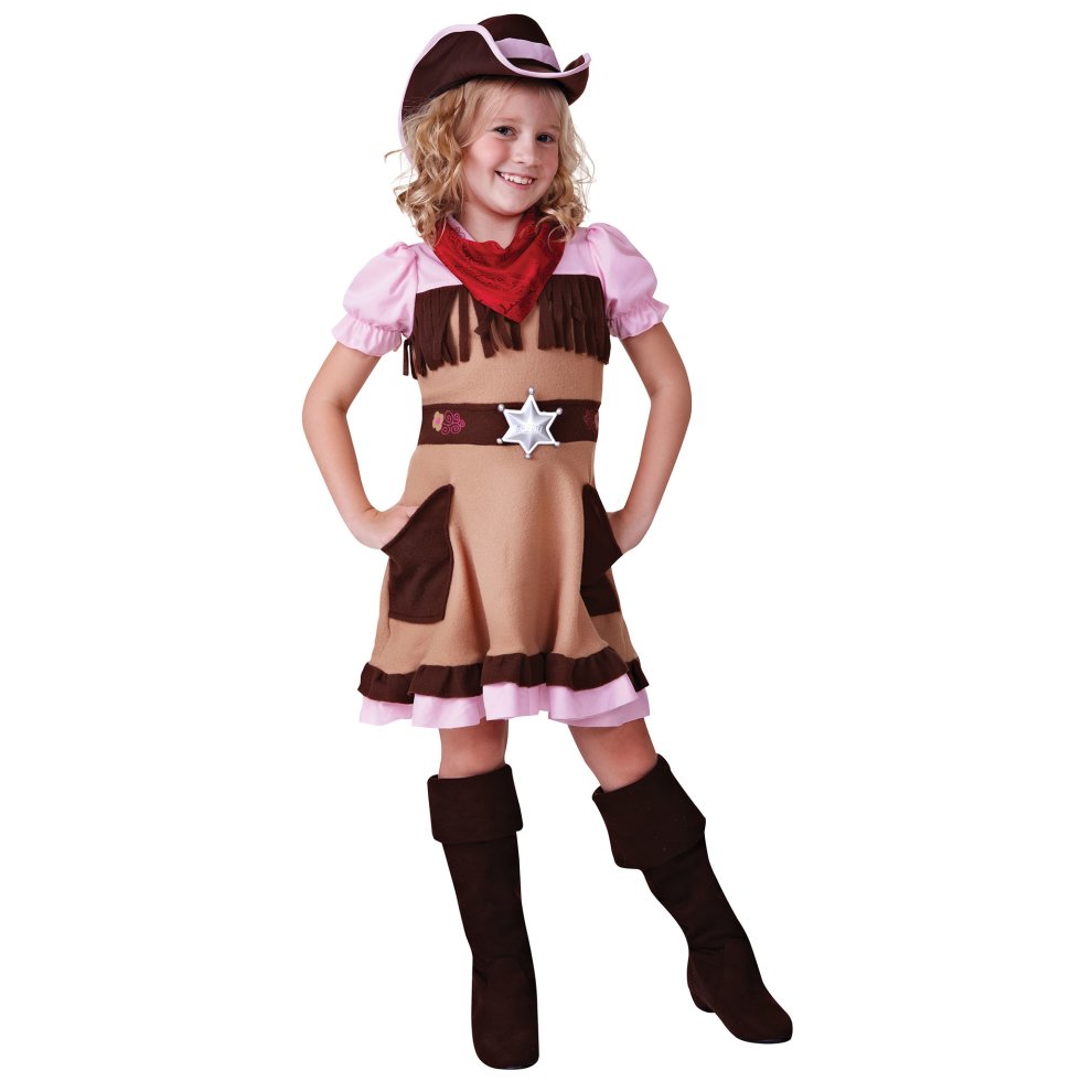 Cowgirl Cutie 134-146cm Girls Childrens Costume