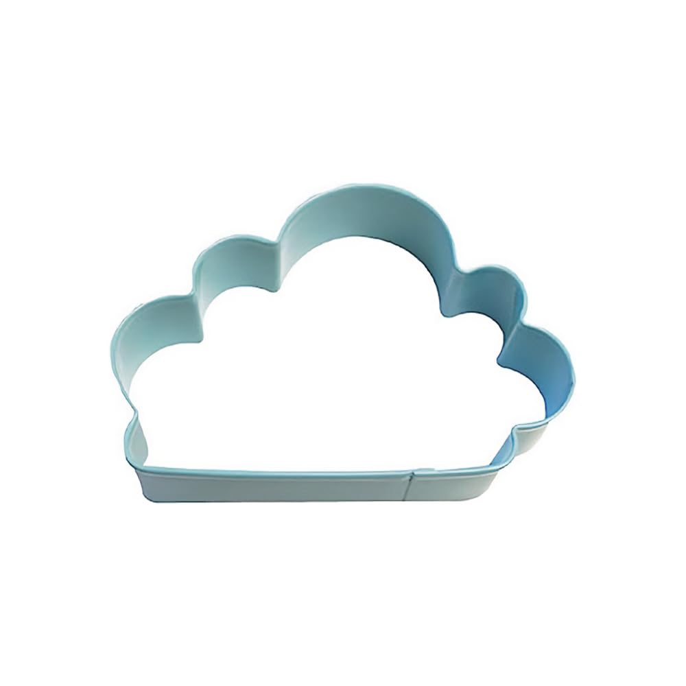 Cloud Poly-Resin Coated Cookie Cutter Blue
