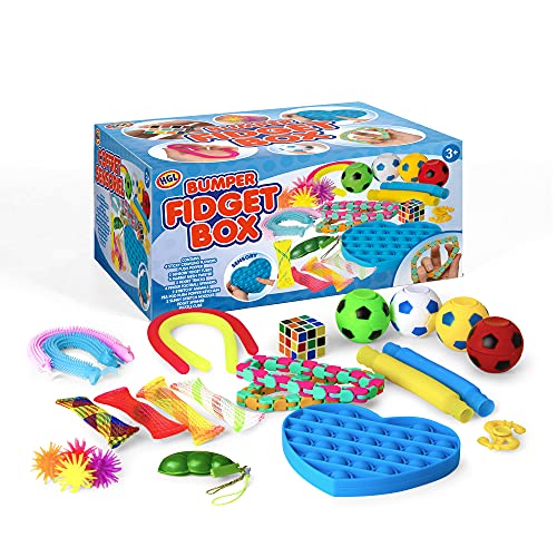all of which are designed to occupy fidgeting fingers with something that's hard to put down. Each of the items included is a popular bestseller in its own right