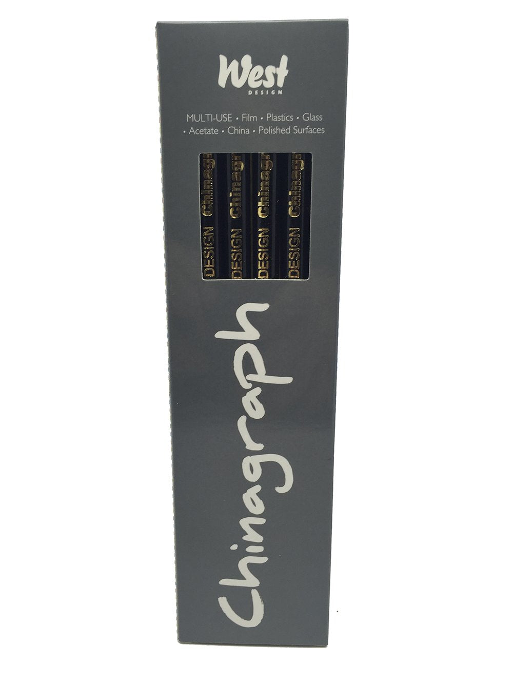 West Design Chinagraph Marking Pencil Black (Pack of 12) RS525653