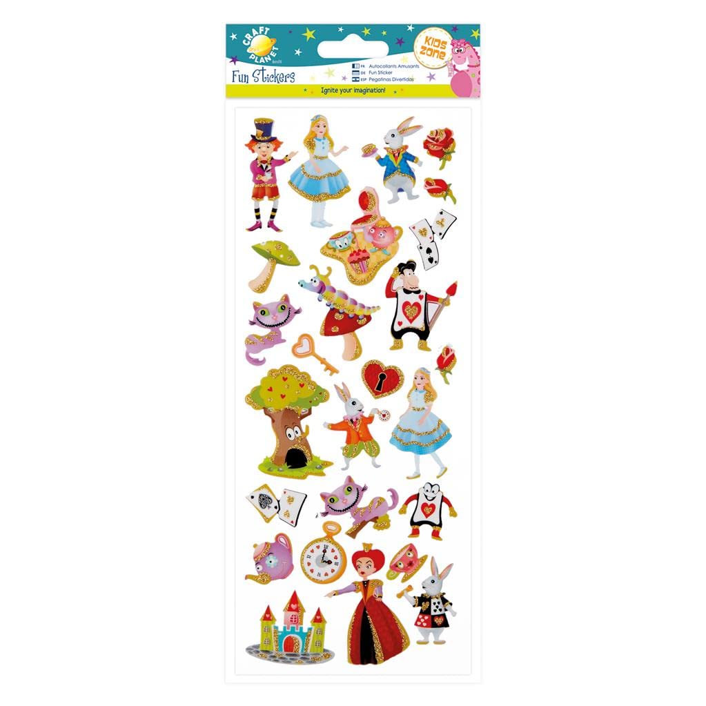 Fun Stickers - Alice in Wonderland