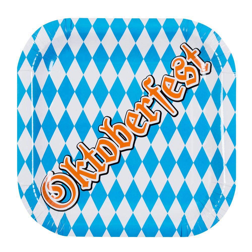 Set 6 Plates Oktoberfest (25 x 25 cm)