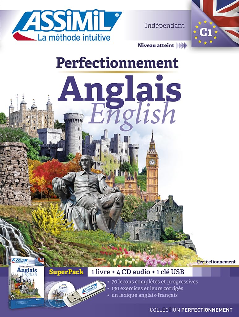 Perfectionnement Anglais (superpack USB: book+CD mp3+cl USB) - - Anthony Bulger - Educational