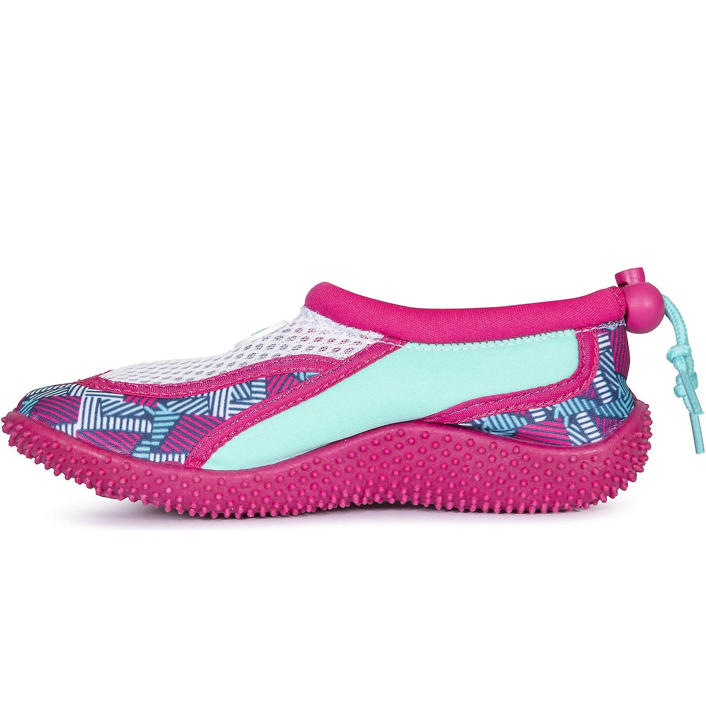 Trespass Squidette Kids Aqua Shoes - Pink Lady Print - J10