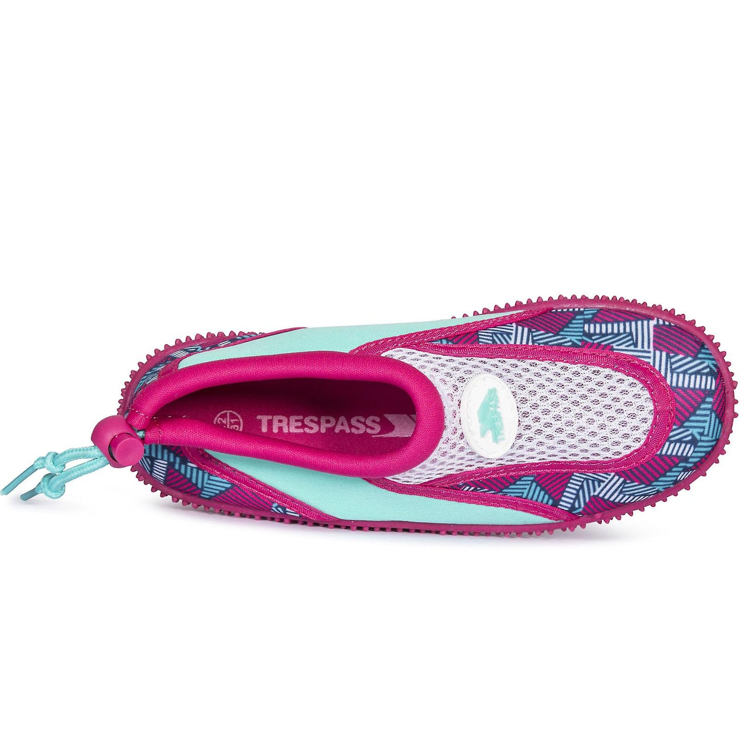 Trespass Squidette Kids Aqua Shoes - Pink Lady Print - J10