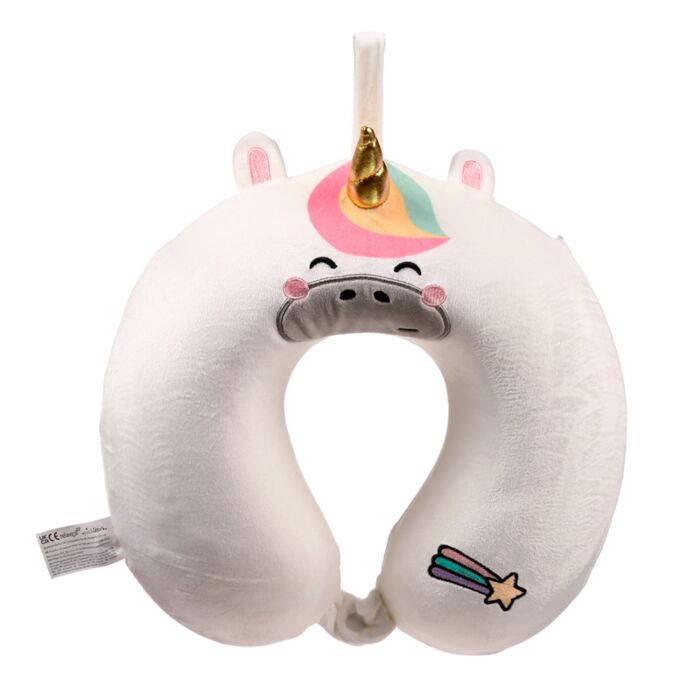 Relaxeazzz Lola the Cat Adoramals Plush Memory Foam Travel Pillow