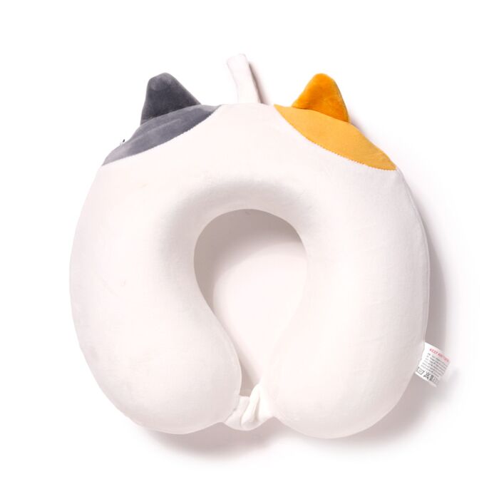 Relaxeazzz Lola the Cat Adoramals Plush Memory Foam Travel Pillow