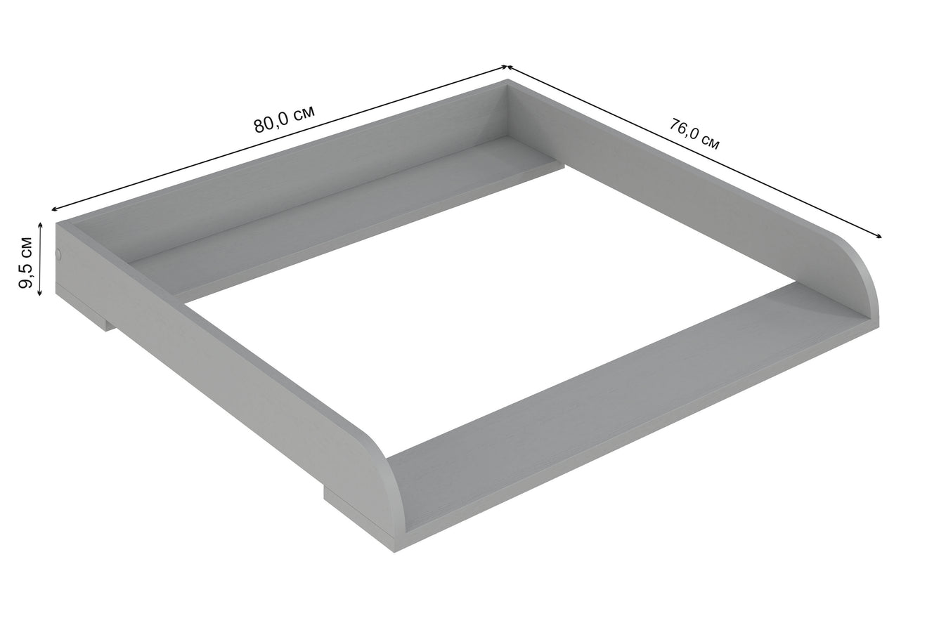 Shefa 800 Kids Changing Top Only Universal Grey (1 Box)