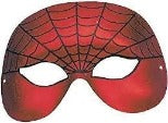 Spiderperson Eyemask (half face) - Red & Black