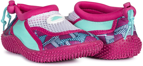 Trespass Squidette Kids Aqua Shoes - Pink Lady Print - J10