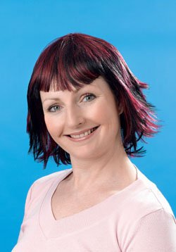 NEW BLACK RED SHORT BOB WIG LADIES FANCY DRESS