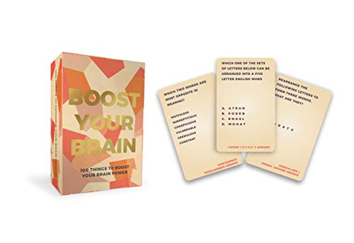 Gift Republic Orange Boost Brain Train Trivia Cards
