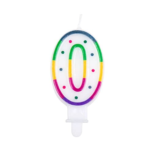 Boland Birthday Candle Number 0