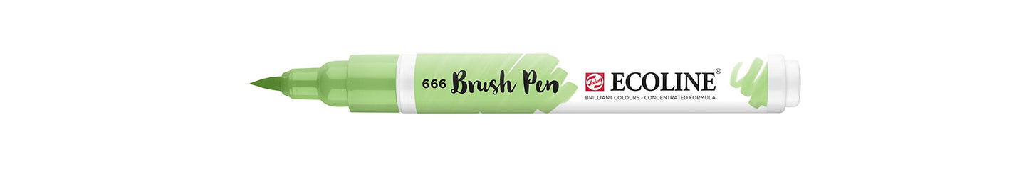 ECO LINE Ecoline Liquid Watercolor Brush Pen Pastel Green