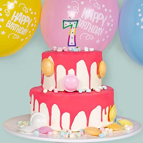 Boland Birthday Candle Number Multicoloured