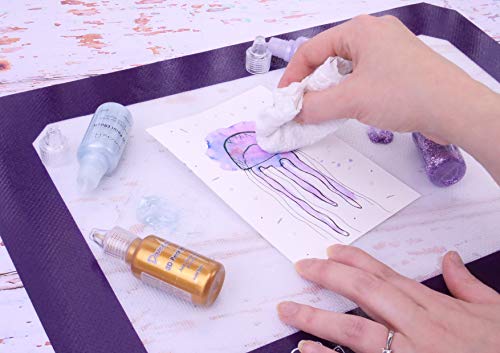 Dovecraft Proof Messy Mat – A3-42 x 29.5cm-BPA Free – Non-Stick & Non-Slip – Multi-use for Ink Blending, Jewellery Making, Hot Glue, Heat Embossing and Art, Colour, One Size