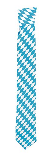 Boland Bavarian tie, Blue/White