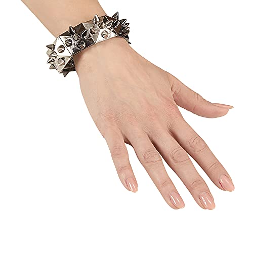 Widmann Black & Silver Studded Bracelet