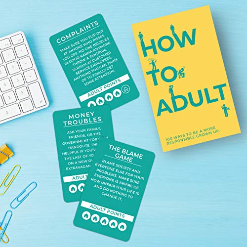 Gift Republic How To Adult 100 Cards, Green