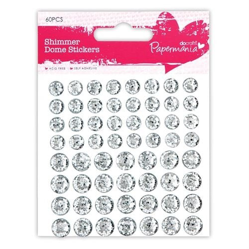 Papermania Embellishment Stickers, Silver, One Size