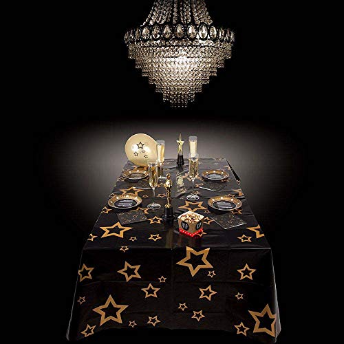Boland Vip Black Stars Tablecloth 130 X 180 cm