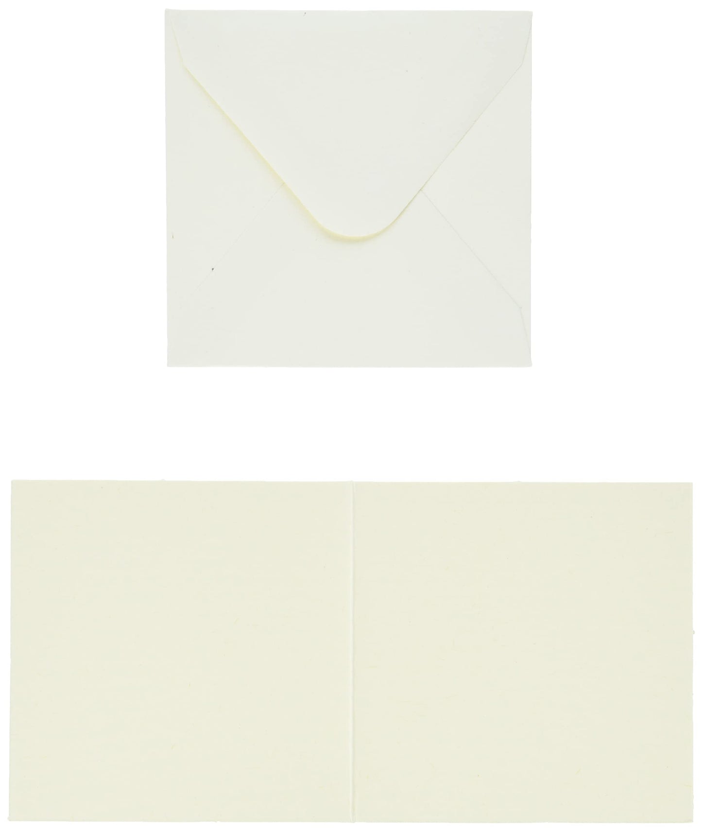 Papermania 3 x 3-inch 300 GSM Card Blanks and Envelopes, Pack of 20, Cream