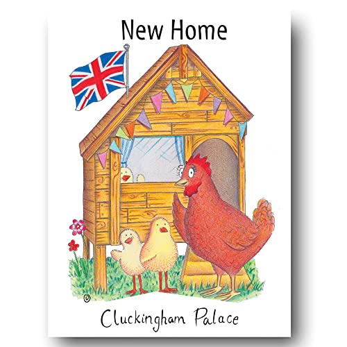 Compost Heap New Home "Cluckingham Palace" & Envelope