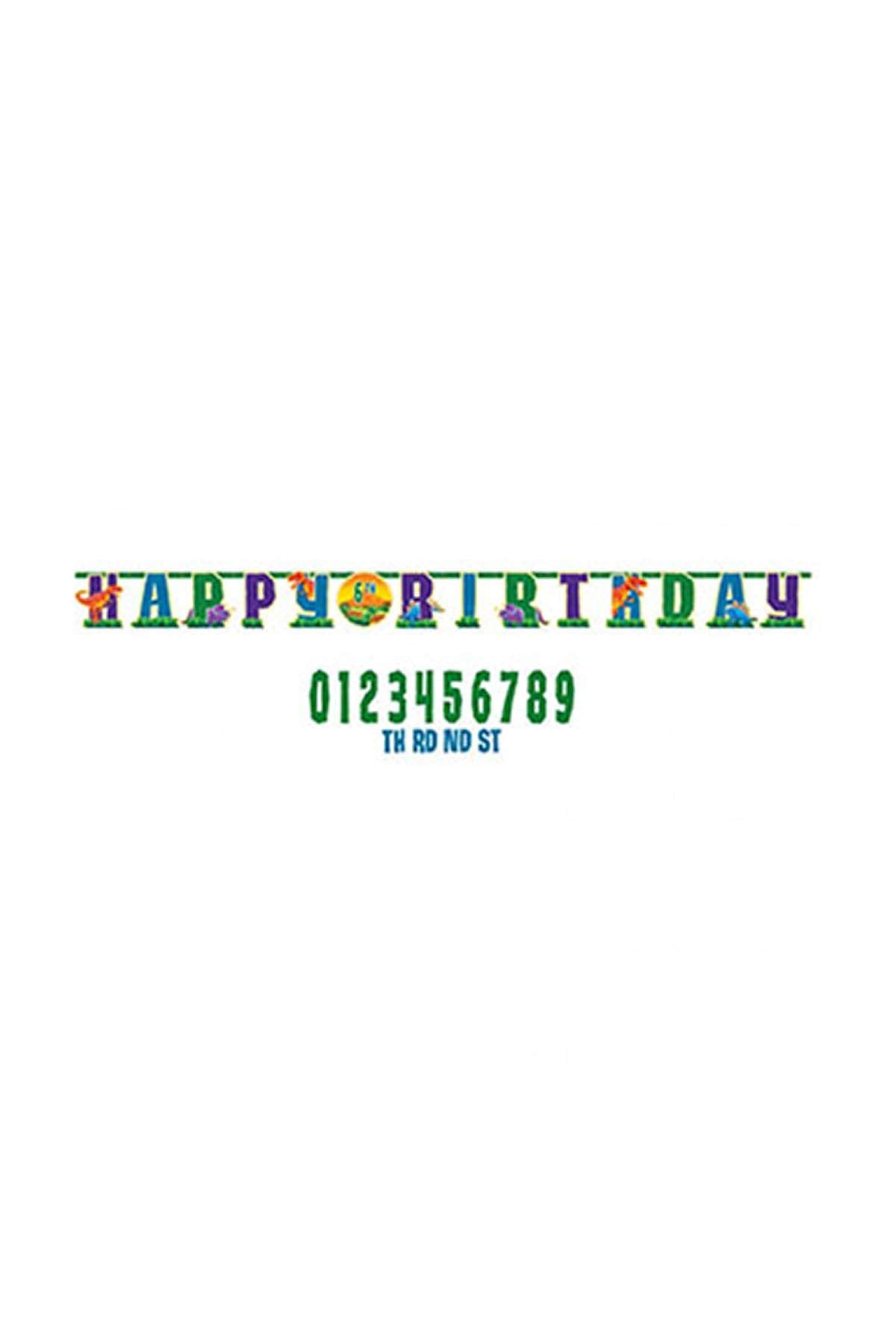Prehistoric Jumbo letter Banners 3.2m x 25.4cm