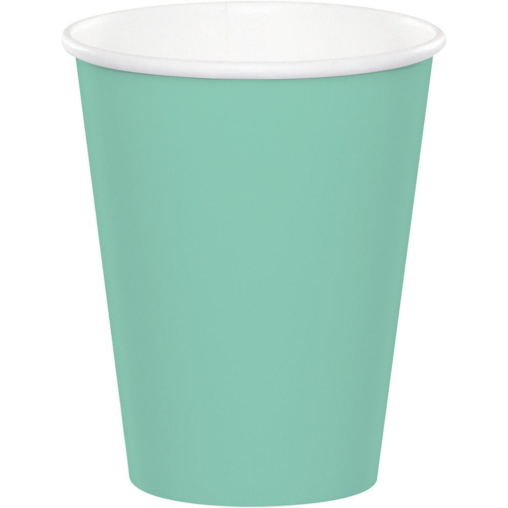 Creative Party Mint Green Disposable Paper Cups