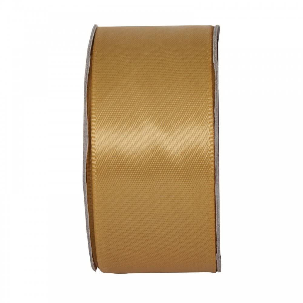 Anita's 3 Metre Wide Satin Ribbon - Golden Shine