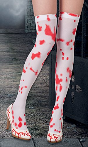 Boland – Horror Bloody Nylon Socks, White, One Size