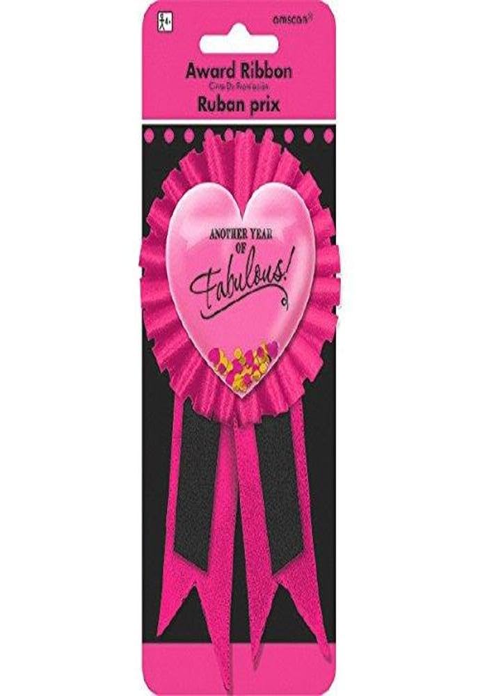 Fabulous Birthday Confetti Award Ribbons
