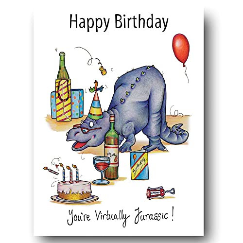 Compost Heap Dinosaur Birthday & Envelope