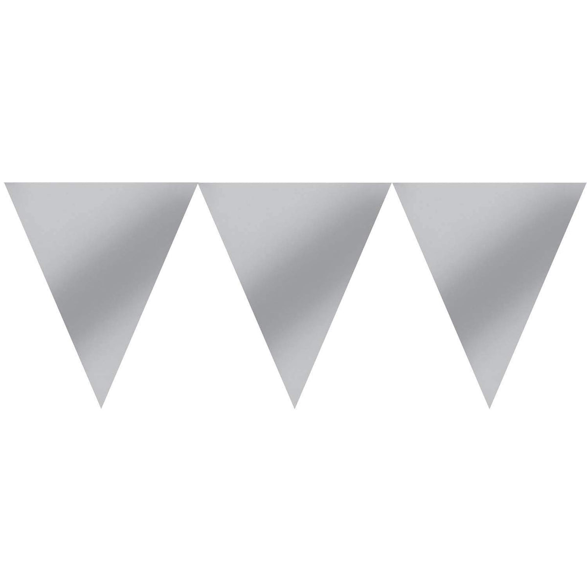 Amscan Banner Ppr Pennant Silver
