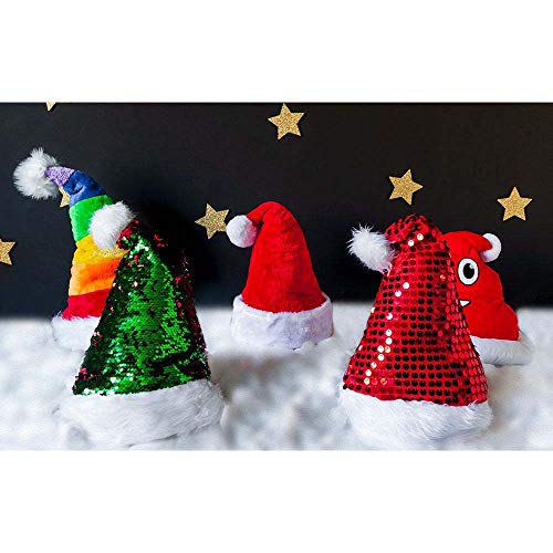 Boland Christmas Hat with Red Sequins