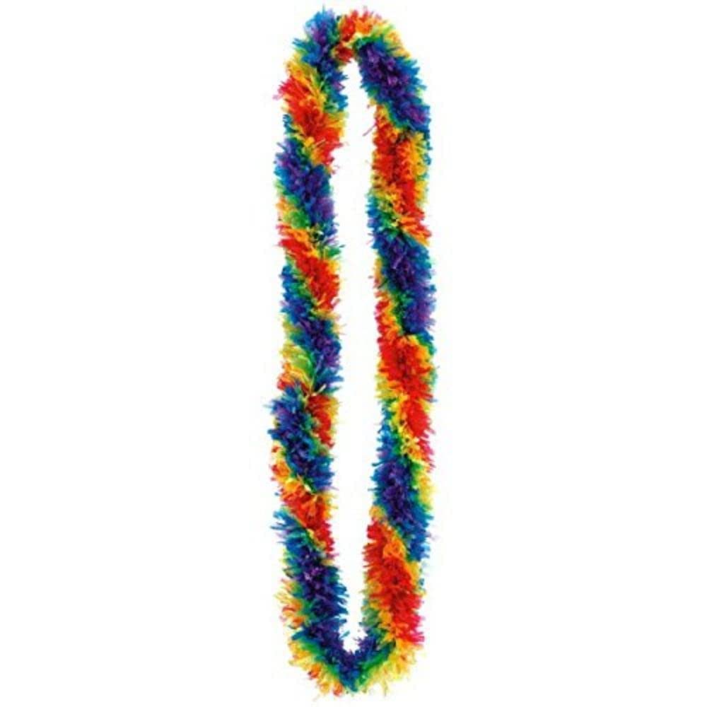 Hawaiian Poly Rainbow Leis 91cm