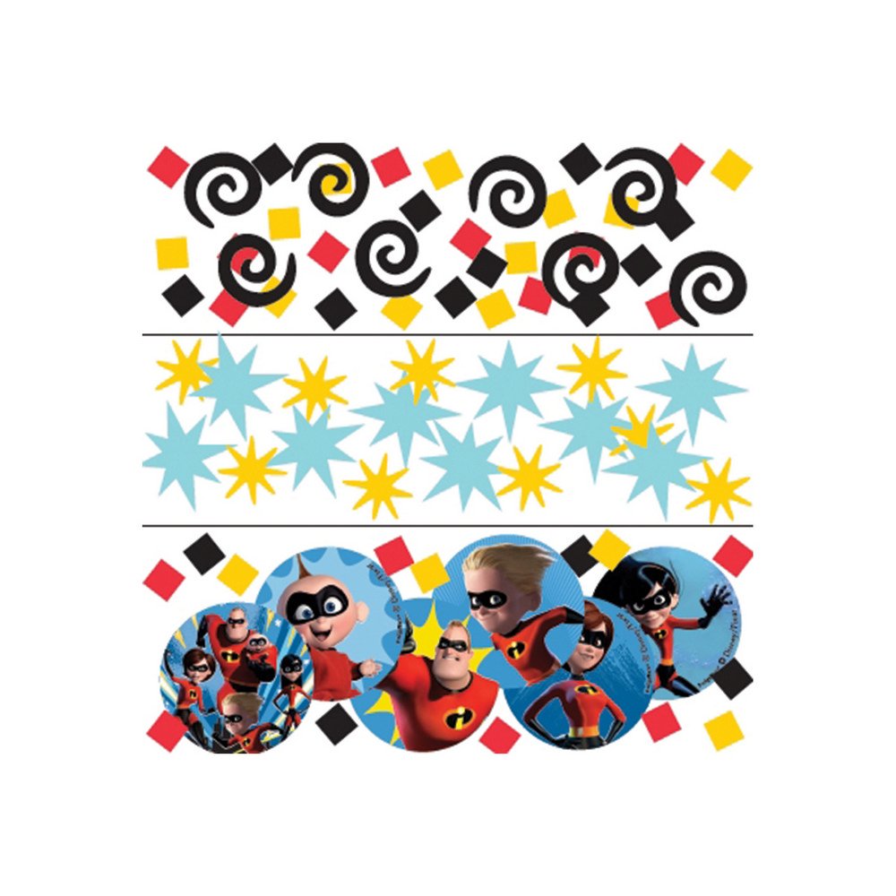 Amscan The Incredibles 2 Confetti 3 Packs
