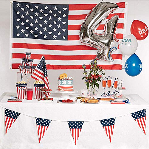 Boland American Flag Polyester Party Celebration Decoration 150 x 90 x 2 cm