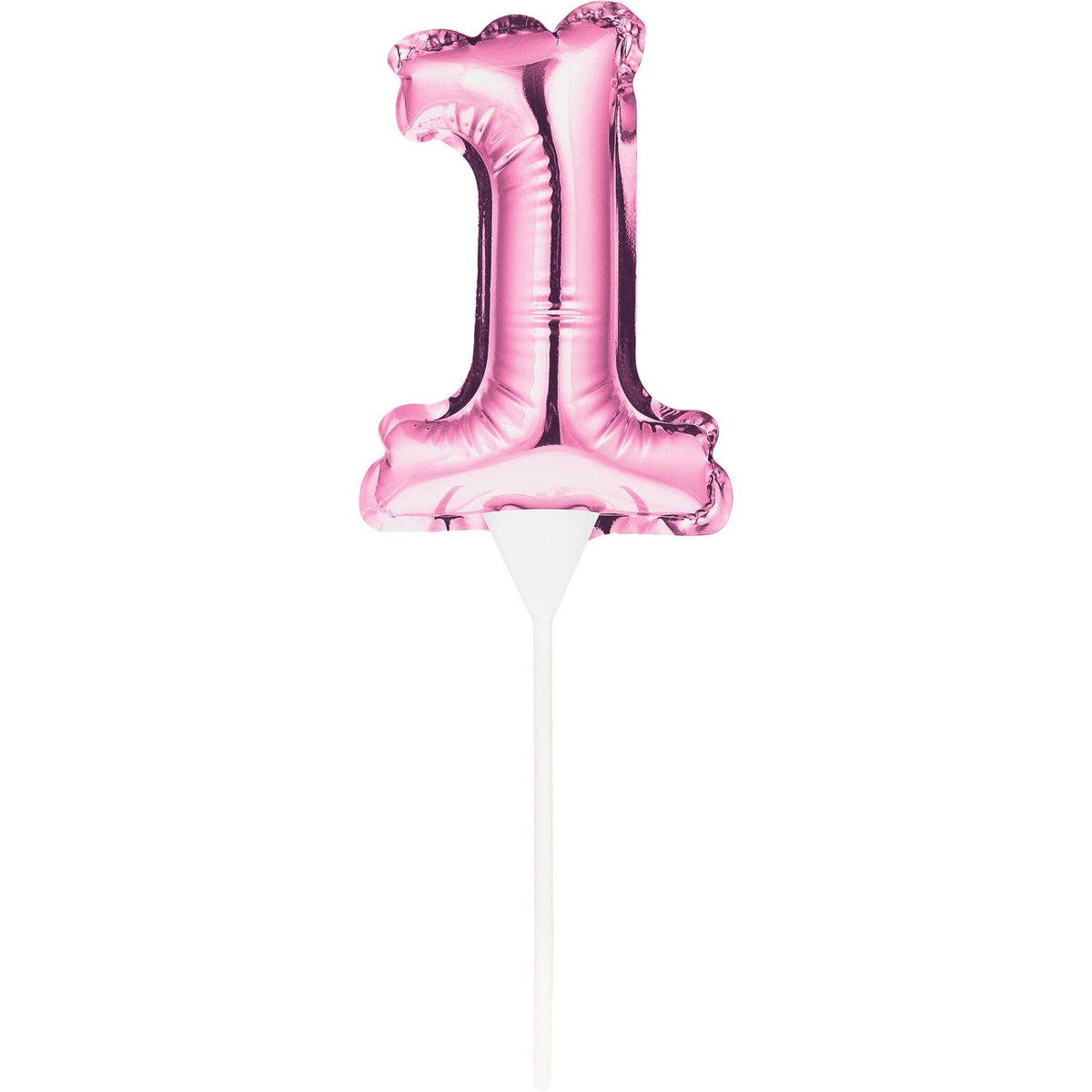 Creative Party Pink 1" Mini Balloon Cake Topper