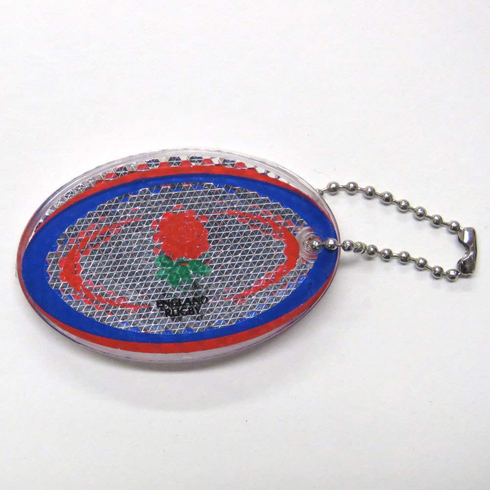 Gilbert Rugby Key Ring England, Reflective