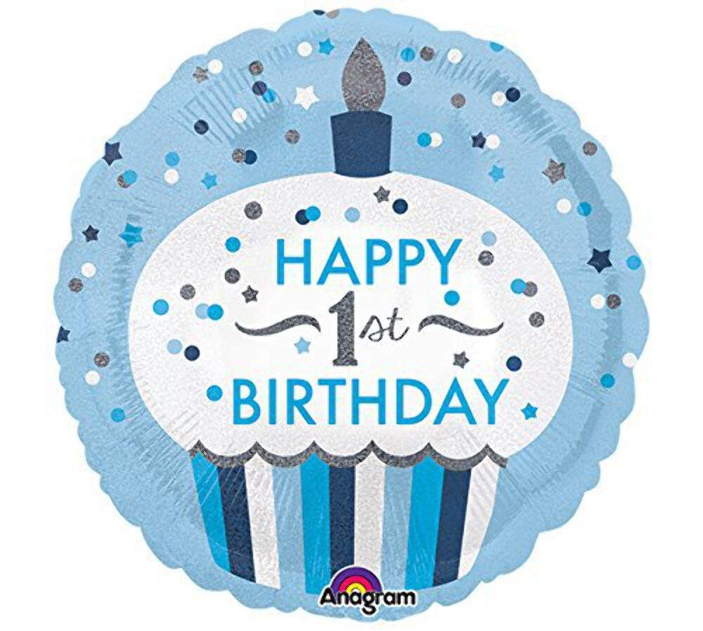 Amscan Balloon 1St Birthday Cupcake Boy