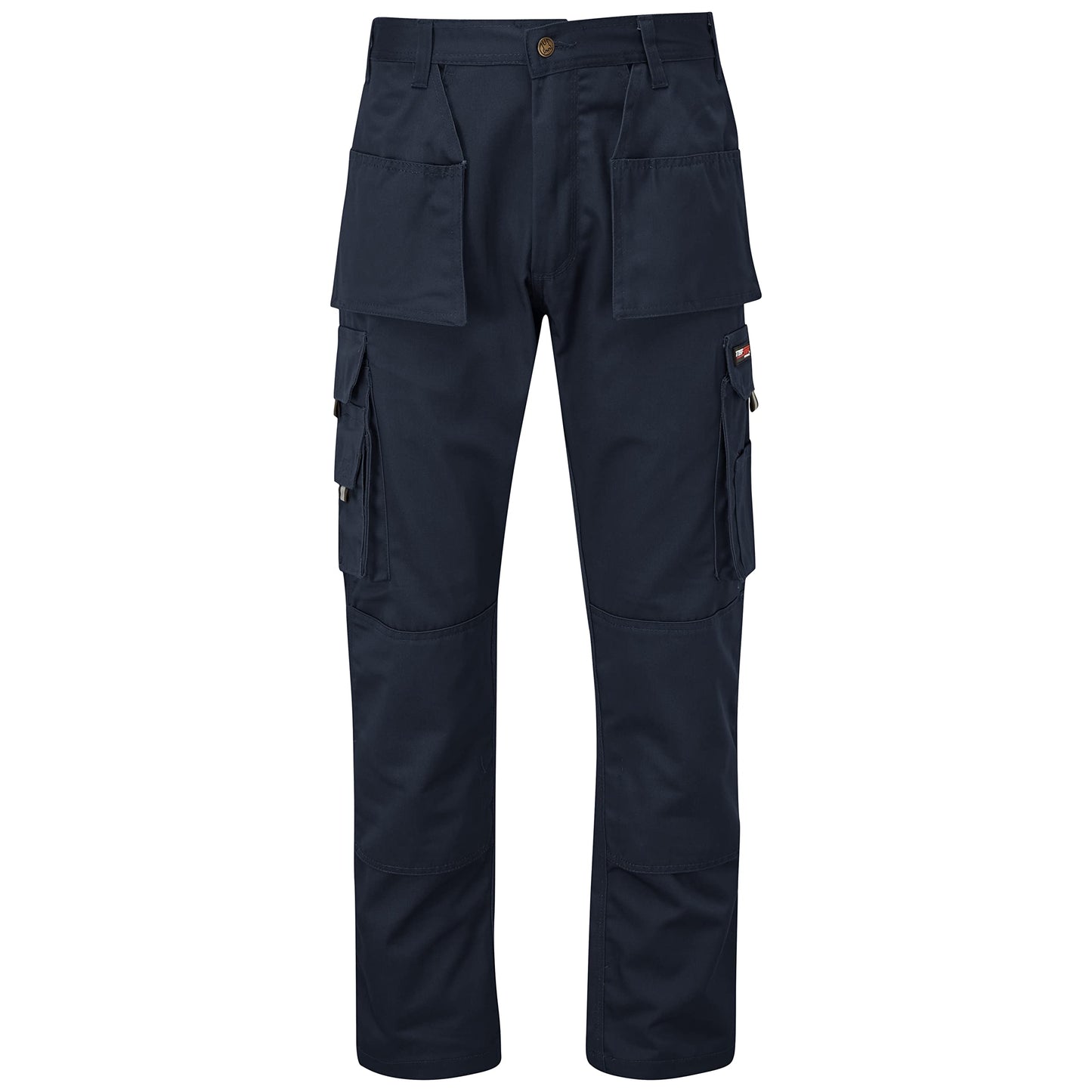 TuffStuff - Pro Work Long Trousers - 38ÔøΩÔøΩÔøΩ Waist - Navy Cargo Trousers- Work Trousers For Men - Triple Stitched Seams - Features Knee Pad Pockets - Mens Work Trousers