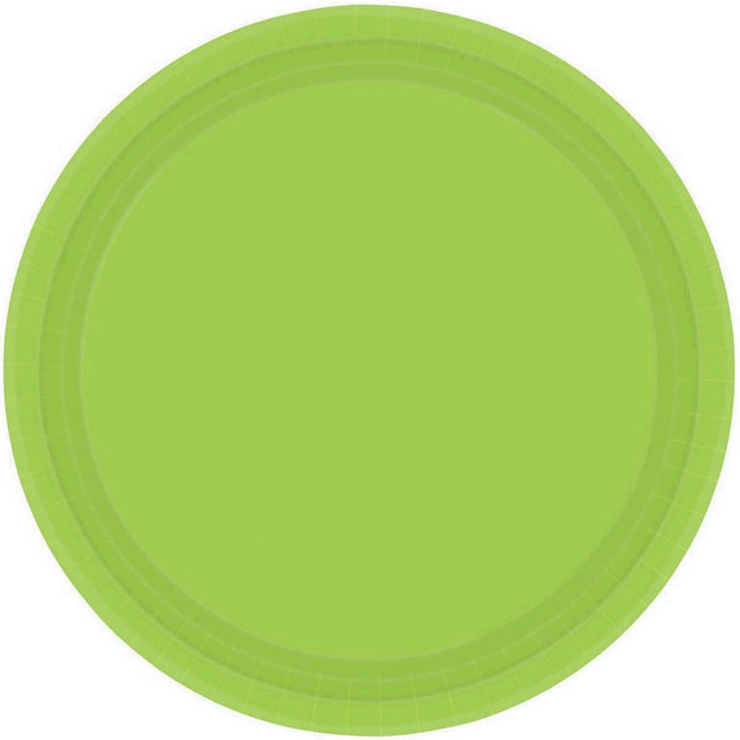 Kiwi Green Paper Plates 22.8cm /8