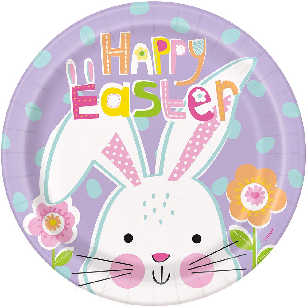 Medium Easter Paper Plates - 8 Pack
