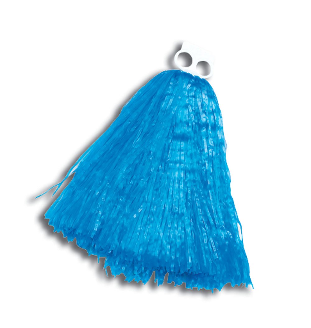 Bristol Novelty BA162 Blue Pom Cheerleader Accessory, Womens, One Size