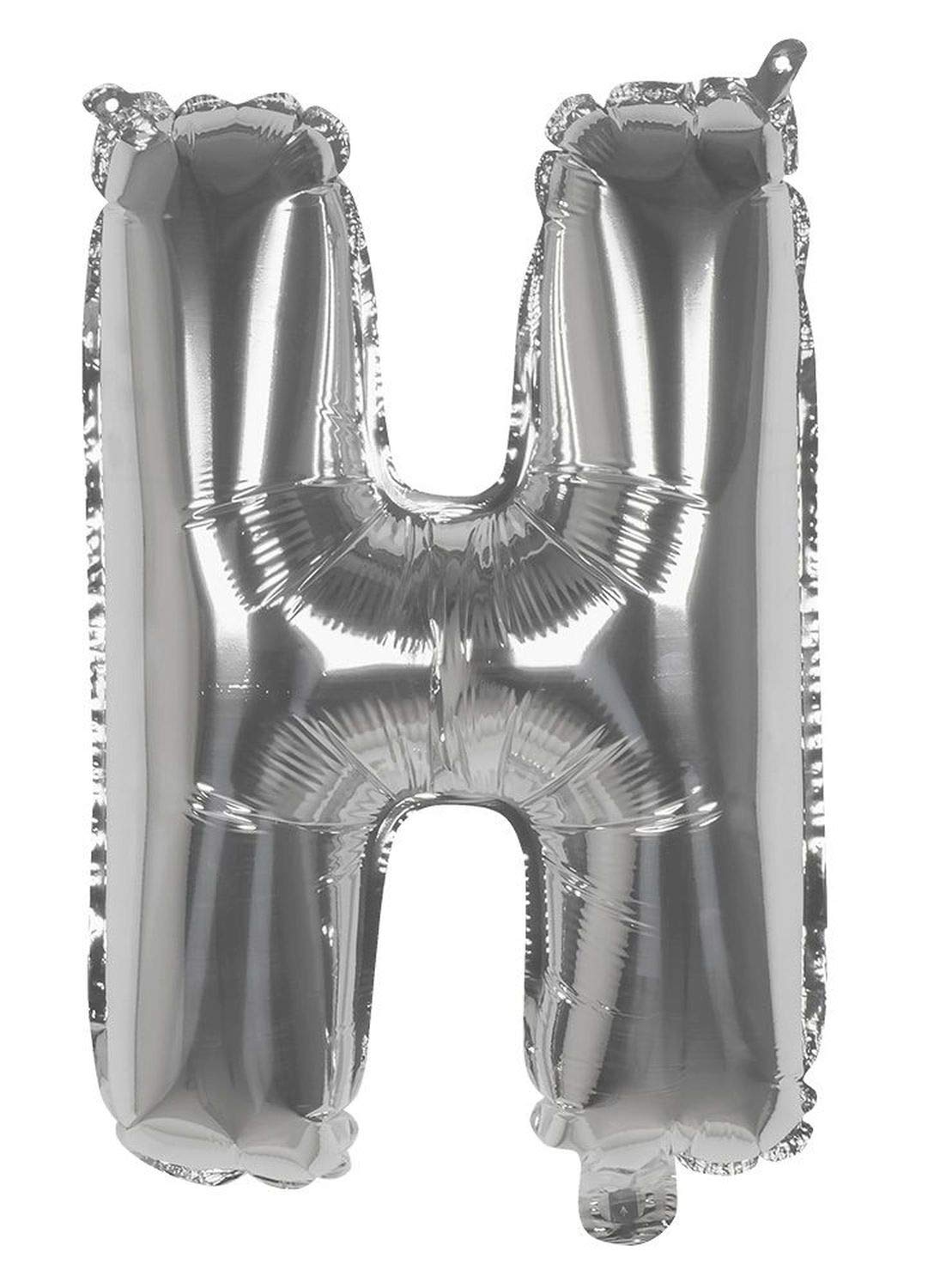 Boland Balloon Letter H (36cm), Silver, 36 cm
