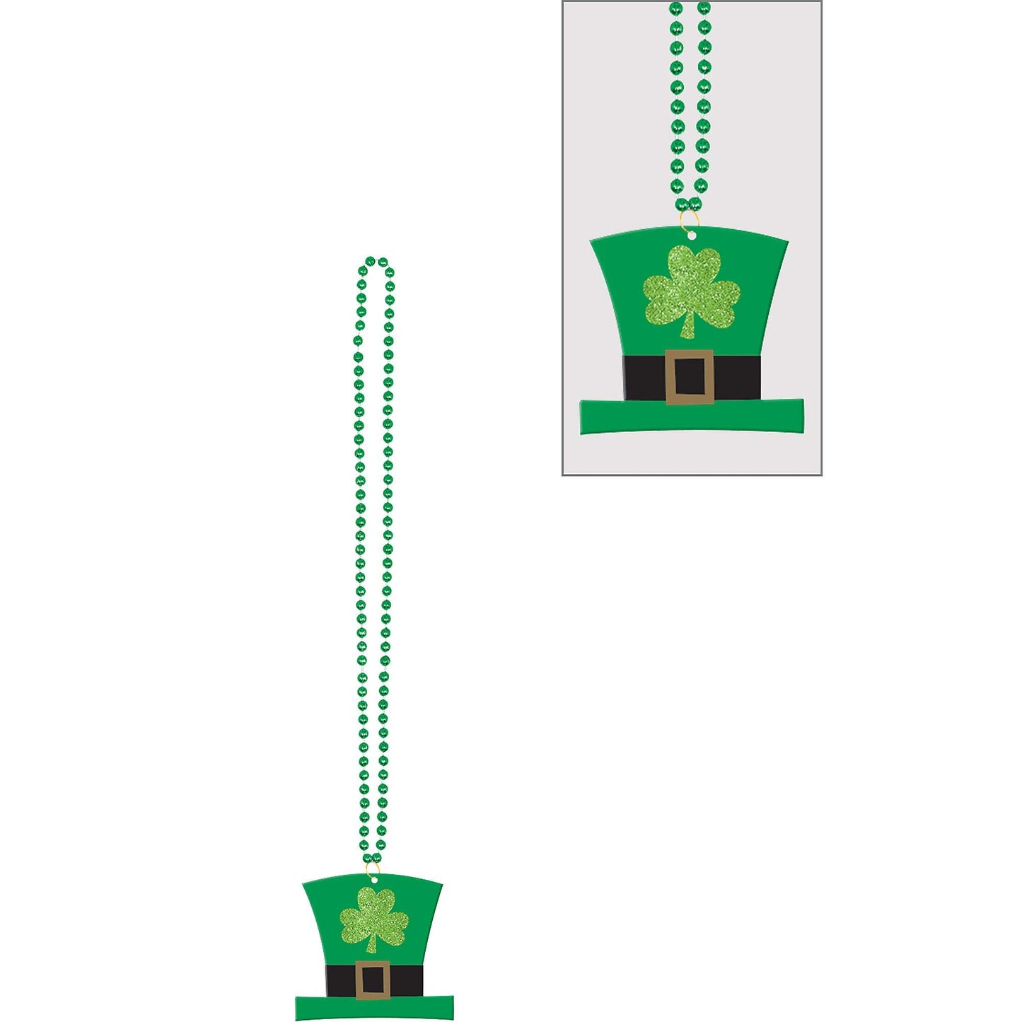 St. Patricks Day Pearl Bead Necklaces