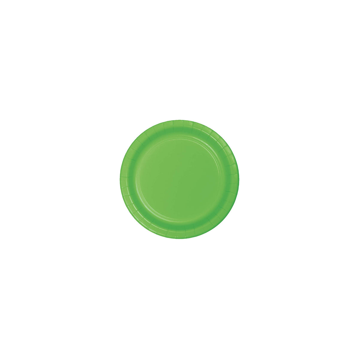 Creative Green Plates 23cm-24 Pcs, Paper, Fresh Lime