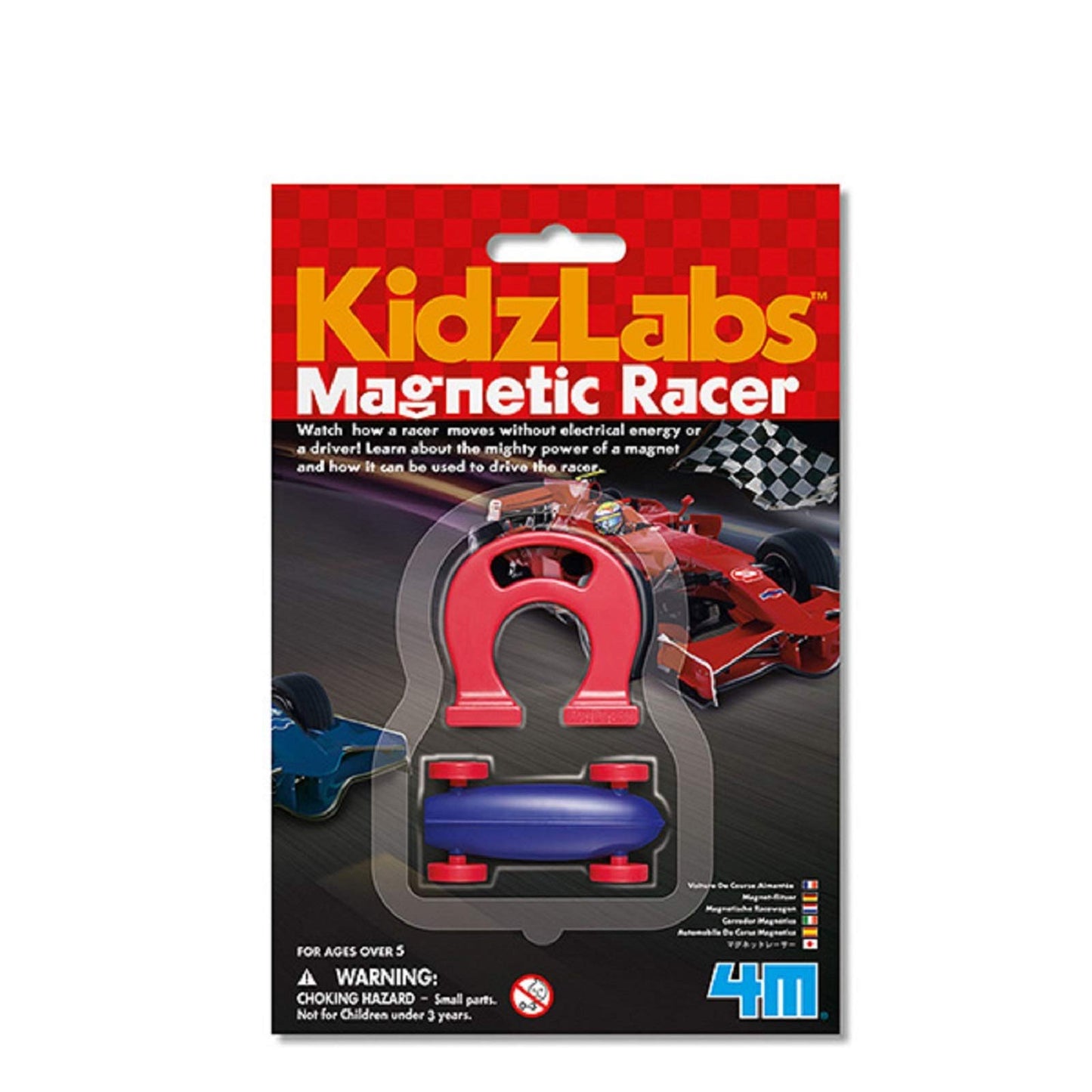 4M Kidz Labs Magnetic Racer